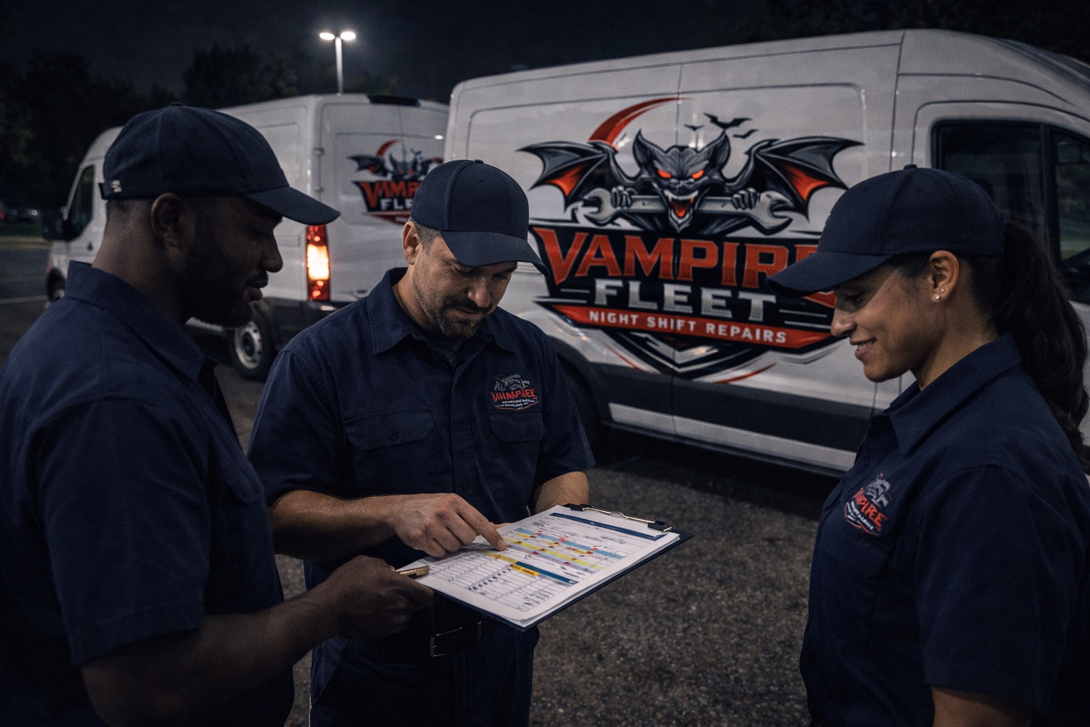 Night shift fleet maintenance 1